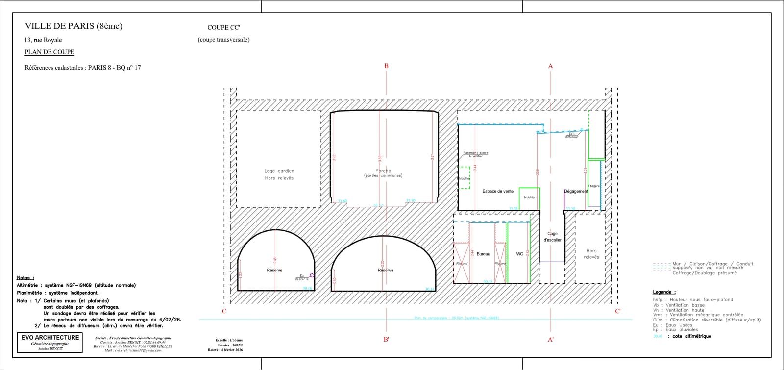Saint-Louis Cristallerie · Paris 8e — plan 5