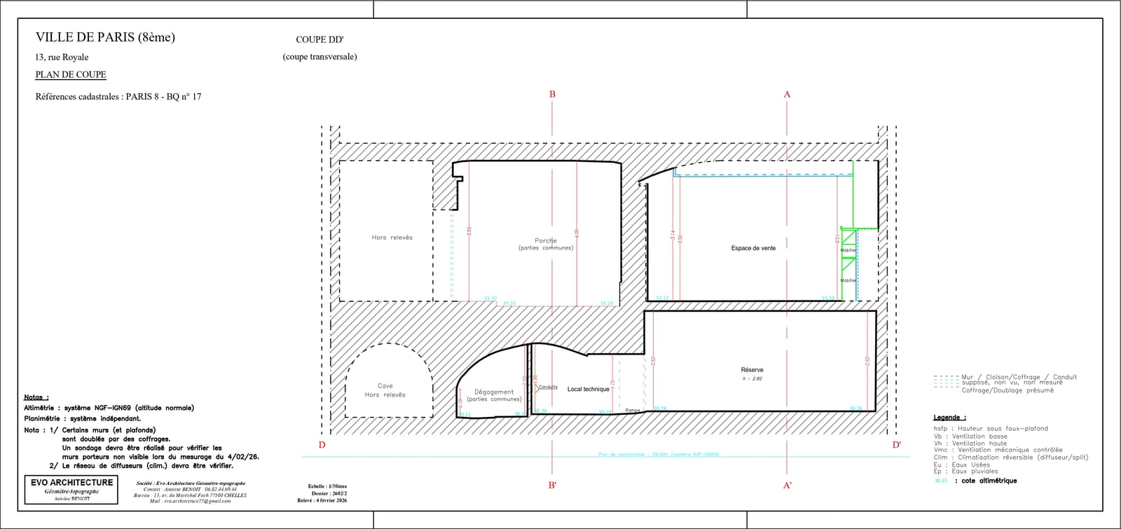 Saint-Louis Cristallerie · Paris 8e — plan 6